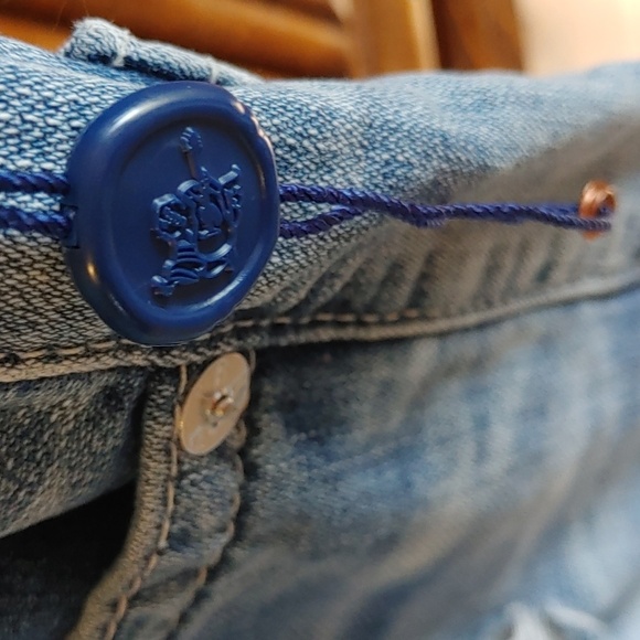 🌸Host Pick🌸Men's True Religion Distressed Light Wash Slim Straight Leg Jeans - Picture 6 of 15